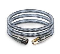 Impeto Cavo XLR Professionale Audiophile High end Cavi XLR Microfonico Maschio a Femmina cavo Cannon per Scheda Audio Alimentazione Altoparlante Registratore Apparecchiature Audio Mixer 2 metri