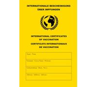 Impfausweis: internationales Impfbuch, Impfpass | 110 Seiten | Klebebindung | 10x15cm | deutsch/englisch/französisch | robustes Softcover | für Erwachsene und Kinder
