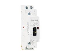 Impianti elettrici 2P 16A 20A 25A 2NO 220V 50/60Hz Controllo manuale Uso domestico Contattore CA Tipo guida 1 Pz (Size : 2P 16A 2NO 220V)