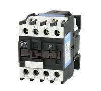 Impianti elettrici CJX2-2510 Contattore CA 380 V 50/60 Hz Bobina 25 A Trifase 3 poli 1NC