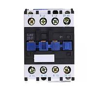 Impianti elettrici Contactor LC1D 2. 5a.AC.Contactors CJX2-2501 Avviatore elettronico terza fase Contattore magnetico Модульный контактор 110/220/380V 3 poli 1normalmente chiuso Argento (Size : Ac 38