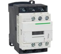 Impianti elettrici Contattore 220 V CC trifase 3 poli Contattore tripolare 3P50/60 Hz LC1D25 LC1D32 LC1D38 Tensione bobina 24 V 110 V 220 V 380 V (Color : Lc1d09 Black9a, Size : 220V)