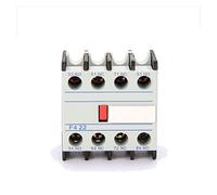 Impianti elettrici Contattore 2No + 2nc. Il blocco di controllo ausiliario for l'impianto elettrico ausiliario F4-22 La1-dn22.Industrial (Size : 4nc)