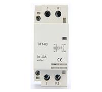 Impianti elettrici Contattore 40amps.2P 1No + 1NC 220V CT1-63 DIN Rail Home Contattore Industrial Electrics