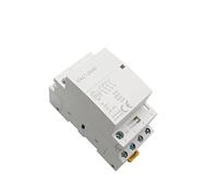 Impianti elettrici Contattore 4p 16-25A AC 220V 230V 50/60Hz Regolatore interruttore contattore modulare CA for uso domestico 4no 4nc 2no 2nc Smart Home House Hotel Industrial Electrics (Size : 16a-4
