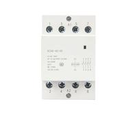 Impianti elettrici Contattore AC domestico trifase su guida Din NCH8 220V 500V~ 40A 4NO/2NO2NC Contattore 1 pezzo (Size : NCH8-40A-40 4NO)