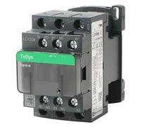 Impianti elettrici Contattore CA tripolare versione nera LC1D09 LC1D12 LC1D18 LC1D25 LC1D32 LC1D38 B7C F7C Q7C M7C 24 V 110 V 220 V 380 V 1 Pz (Color : LC1D09, Size : 380V)