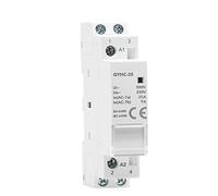 Impianti elettrici Contattore domestico ferroviario AC24V 48V 110V 220V 2P 25A 2NO 50/60Hz Contattore CA 1 pezzo (Size : 2P 25A 2NO 48VAC)