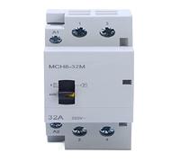Impianti elettrici Contattore MCH8-32m 2p 32a 24 VAC/DC 50/60Hz Din Rail Contattori modulari CA for uso domestico con interruttore di comando manuale (Size : 1NO1NC)