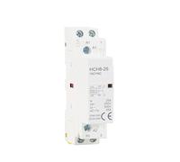 Impianti elettrici Contattore modulare domestico HCH8-25 2P 16A 20A 25A 2NO o 2NC o 1NO1NC 220V Contattore domestico automatico su guida Din (Size : 2P 25A 2NC AC230V)