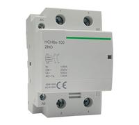 Impianti elettrici Contattore modulare HCH8s-100 2P 100A 2NO o 4NO 220V Contattore automatico domestico su guida Din 1 pz (Size : 100A 2NO AC230V)