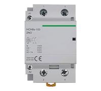 Impianti elettrici Contattore modulare HCH8s-100 2P 100A 2NO o 4NO 220V Contattore automatico domestico su guida Din 1 pz (Size : 100A 2NO AC110V)