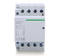 Impianti elettrici Contattore modulare HCH8s-63 50Hz 60Hz 4P 63A 4NO 4NC 2NO2NC 220V 110V 24V Contattore automatico DC for uso domestico su guida Din tipo iCT (Size : 4P 63A 4NO AC110V)