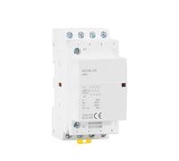 Impianti elettrici HCH8-25 Contattore automatico domestico 4P 25A 4NO 4NC 2NO2NC AC DC 24V 110V 220V Contattore modulare Tipo su guida Din 1 Pz (Size : 4P 25A 4NC AC230V)