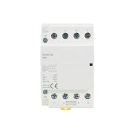 Impianti elettrici HCH8-63 Contattore modulare 40A Contattore automatico domestico tipo su guida Din 1 pezzo (Size : 4P 63A 2NO2NC DC24V)