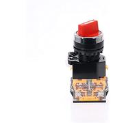 Impianti elettrici Interruttore Encoder 1pcs 22mm Selettore autobloccante 1NO1NC 2 Posizioni Interruttori rotanti DPST 4 Viti 10A400V Interruttore manopola di alimentazione ON/Off (Size : Rot)