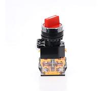 Impianti elettrici Interruttore Encoder 1pcs 22mm Selettore autobloccante 1NO1NC 2 Posizioni Interruttori rotanti DPST 4 Viti 10A400V Interruttore manopola di alimentazione ON/Off (Size : Rot)