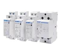 Impianti elettrici NCH8 20A 25A 40A 63A Contattore AC for uso domestico su guida Din 220V 230V 400V 63/22 63/40 40/40 40/22 1NO 1NC 2NO 2NC 4NO 2P 4P (Size : 20A 4NO)