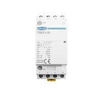 Impianti elettrici TOCT1 4P 25A 220V/230V 50/60HZ Contattore modulare CA for uso domestico su guida Din 4NO (Color : 220V, Size : 2NO2NC)
