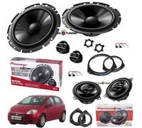 Impianto 6 Altoparlanti Pioneer Ant/Post con Adattatori Fiat Grande Punto Evo