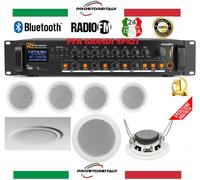 IMPIANTO AUDIO FILODIFFUSIONE 8 OHM 5'PER GRANDI SPAZI FINO A 2000 METRI QUADRI