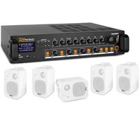 IMPIANTO AUDIO FILODIFFUSIONE PER SPAZI GRANDI DAI 100 METRI QUADRI (CON 14 CASSE)