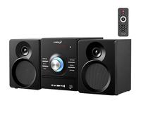 Impianto compatto con lettore CD Bluetooth | Mini sistema HiFi USB AUX in CD/MP3 FM Radio 30 slot di memoria | display LED con scatole Micro HiFi System