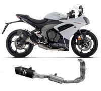 Impianto Completo ARROW E5 Veloce in Alluminio Dark per TRIUMPH DAYTONA 660 2024