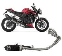 Impianto Completo Arrow Veloce Dark Allum Triumph Street Triple 765 RS 2023 2024