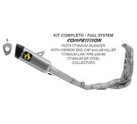 IMPIANTO COMPLETO COMPETITION RACING "FULL TITANIUM" ARROW PER KAWASAKI ZX-6R