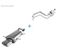 Impianto Completo Da Kat Mazda MX-3 1.8L Anno 91-99 135x80Mm Flachoval