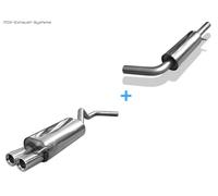 Impianto Completo da Kat Seat Leon 1M Bj.99-06 2x76mm Rotondo Arrotolato Dritto