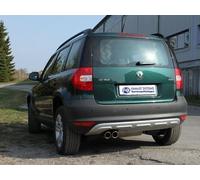 Impianto Completo Da Kat Skoda Yeti 2x80mm Rotondo Smussato
