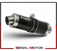 Impianto Completo di scarico Storm by Mivv Gp nero Suzuki Gsx-s 125 2017 17