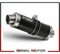 Impianto Completo di scarico Storm by Mivv Gp nero Yamaha T-max 500 2004 04