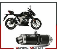 Impianto Completo di scarico Storm by Mivv nero Gp Suzuki Gsx-r 125 2018 18