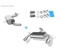 Impianto Completo Duplex Da Kat Audi A3 8P Sportback 1x90mm Rotondo Arrotolato