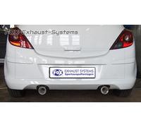 Impianto Completo Duplex Da Kat Opel Corsa D Con OPC-Line 1 O 2 Da 90Mm Rotondo
