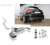 Impianto Completo Duplex Racing Da Kat Audi A3 8V SB 1.5 Je 160x90mm Ovale