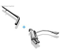 Impianto Completo Duplex Racing Da Kat. VW New Beetle 1C 9C 2x76mm Rotondo