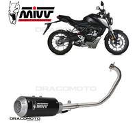 H.076.SM3B - Scarico Completo MIVV MK3 Inox Nero HONDA CB 125 R (18-20)