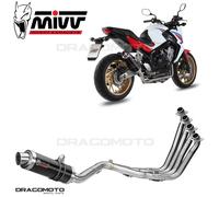 Impianto Completo MIVV GP Nero per HONDA CB 650 F 2014 > 2018
