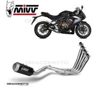 Scarico Completo MIVV MK3 Black Inox Nero per HONDA CB 650 R 2019 > 2023