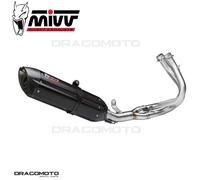 K.029.L9 - Impianto Scarico Completo Mivv Suono Steel Black Kawasaki ER-6N/F