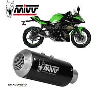 Scarico Completo MIVV MK3 Black Inox Nero per KAWASAKI Z 650 2017 > 2023