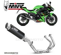 K.058.LXBP - Scarico Completo Mivv GPpro Nero Alto KAWASAKI NINJA 650 (24-24)