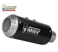 Scarico Completo MIVV MK3 Black Inox Nero per KAWASAKI Z 650 2017 > 2023
