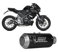 MIVV SCARICO COMPLETO + RACING NOCAT MK3 CARBONIO YAMAHA MT125 MT-125 2021 21