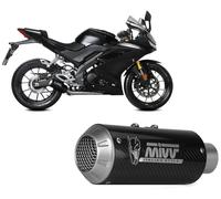 MIVV SCARICO COMPLETO + RACING NOCAT MK3 CARBONIO YAMAHA MT125 MT-125 2021 21