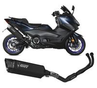 Impianto Completo Mivv SR-1 Inox Nero Full BLack per Yamaha T-Max 560 2022 2024